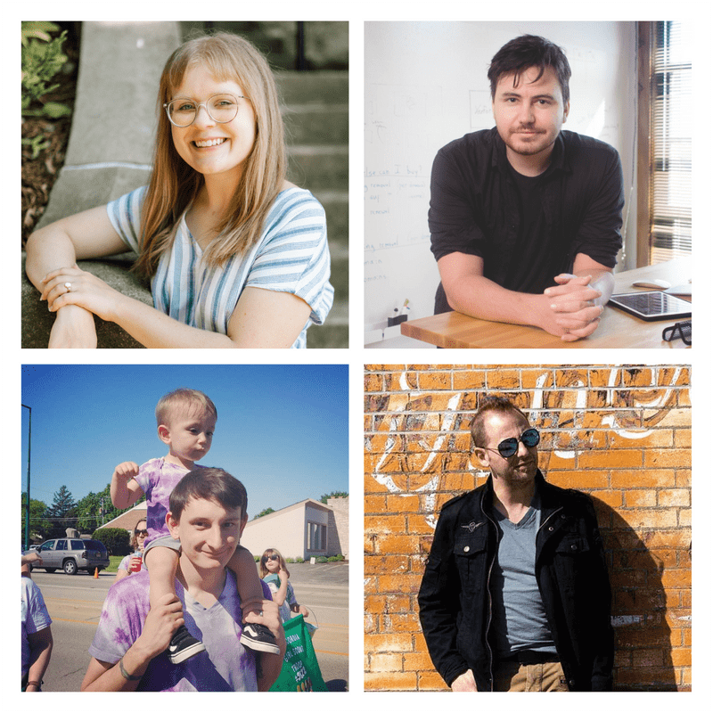 Profile photos of community management team.